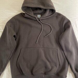 Charcoal Gray Thick Streetwear Hoodie - Like New